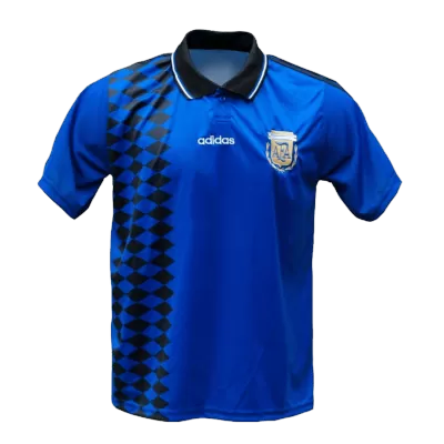 Men's Argentina Retro Away World Cup Soccer Jersey 1994 - worldjerseyshop