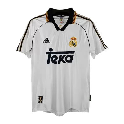 Men's Real Madrid Retro Home Soccer Jersey 1998/00 - worldjerseyshop