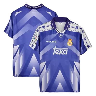 Men's Real Madrid Retro Away Soccer Jersey 1996/97 - worldjerseyshop