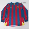 Men's Barcelona Retro Home Soccer Long Sleeves Jersey 2005/06 - worldjerseyshop