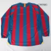 Men's Barcelona Retro Home Soccer Long Sleeves Jersey 2005/06 - worldjerseyshop