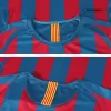 Men's Barcelona Retro Home Soccer Long Sleeves Jersey 2005/06 - worldjerseyshop