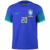 Men's Brazil VINI JR #20 Away Player Version Soccer Jersey 2022 - worldjerseyshop