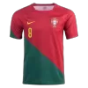 Men's Portugal B.FERNANDES #8 Home World Cup Soccer Short Sleeves Jersey 2022 - worldjerseyshop