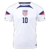 Men's USA PULISIC #10 Home World Cup Soccer Short Sleeves Jersey 2022 - worldjerseyshop