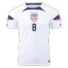 Men's USA ERTZ #8 Home World Cup Soccer Short Sleeves Jersey 2022 - worldjerseyshop