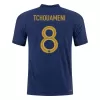 Men's France TCHOUAMENI #8 Home World Cup Player Version Soccer Jersey 2022 - worldjerseyshop