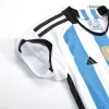 Kids Argentina Home Soccer Jersey Kits(Jersey+Shorts) 2022 - worldjerseyshop