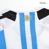 Kids Argentina Home Soccer Jersey Kits(Jersey+Shorts) 2022 - worldjerseyshop