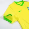 Men's Brazil World Cup  Home Soccer Short Sleeves Jersey 2023 - worldjerseyshop