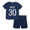 Kids PSG MESSI #30 Home Soccer Jersey Kits(Jersey+Shorts) 2023/24 - worldjerseyshop