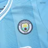 Kids Manchester City Home Soccer Jersey Kits(Jersey+Shorts) 2023/24 - worldjerseyshop