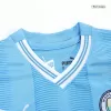 Kids Manchester City Home Soccer Jersey Kits(Jersey+Shorts) 2023/24 - worldjerseyshop