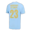 Men's Manchester City Home Champions Player Version Soccer Jersey 2023/24 - worldjerseyshop