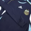 Men's Argentina Retro Away Soccer Long Sleeves Jersey 2006 - worldjerseyshop