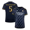 Men's Real Madrid BELLINGHAM #5 Away Soccer Short Sleeves Jersey 2023/24 - worldjerseyshop