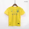 Kids Al Nassr Home Soccer Jersey Kits(Jersey+Shorts) 2023/24 - worldjerseyshop