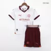 Kids Manchester City Away Soccer Jersey Kits(Jersey+Shorts) 2023/24 - worldjerseyshop