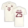 Men's Bayern Munich MÜLLER #25 Third Away Soccer Short Sleeves Jersey 2023/24 - worldjerseyshop