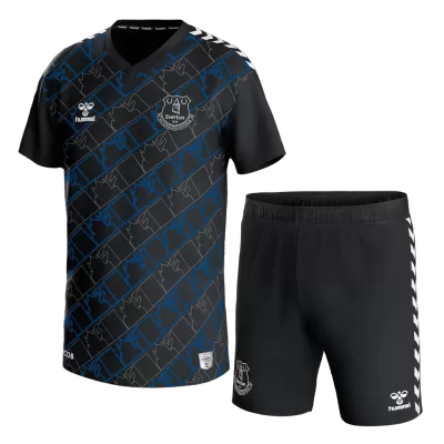 Kids Everton Goalkeeper Soccer Jersey Kits(Jersey+Shorts) 2023/24 - worldjerseyshop