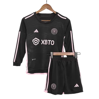 Kids Inter Miami CF Away Soccer Jersey Kits(Jersey+Shorts) 2023/24 - worldjerseyshop