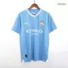 Men's Manchester City GVARDIOL #24 Home Soccer Short Sleeves Jersey 2023/24 - worldjerseyshop