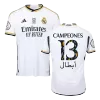 Men's Real Madrid CAMPEONES #13 Home Player Version Soccer Jersey 2023/24 - worldjerseyshop