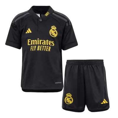 Kids Real Madrid Third Away Soccer Jersey Kits(Jersey+Shorts) 2023/24 - worldjerseyshop