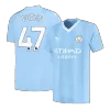 Men's Manchester City FODEN #47 Home Soccer Short Sleeves Jersey 2023/24 - worldjerseyshop