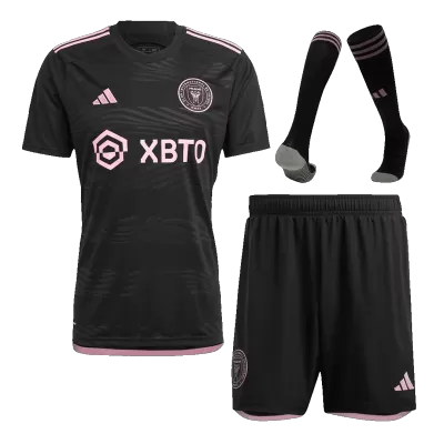 Men's Inter Miami CF Away Soccer Whole Kits(Jerseys+Shorts+Socks) 2023 - worldjerseyshop