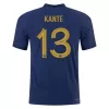 Men's France KANTE #13 Home World Cup Player Version Soccer Jersey 2022 - worldjerseyshop