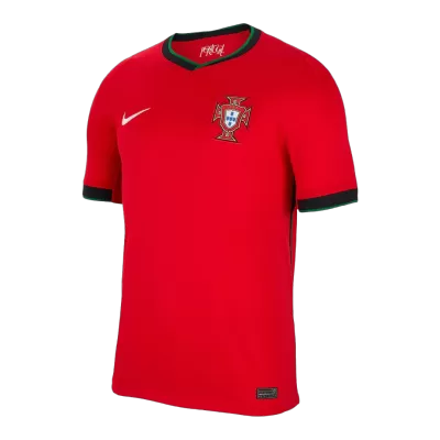 Men's Portugal Home Soccer Short Sleeves Jersey 2024 - worldjerseyshop