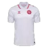 Men's Denmark Away Soccer Short Sleeves Jersey 2024 - worldjerseyshop