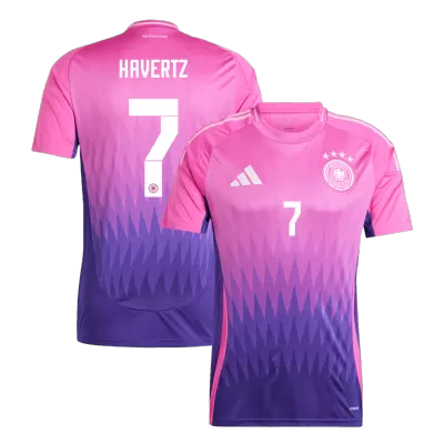 Men's Germany HAVERTZ #7 Away Soccer Short Sleeves Jersey 2024 - worldjerseyshop