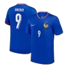 Men's France GIROUD #9 Home Soccer Short Sleeves Jersey 2024 - worldjerseyshop