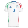 Men's Italy DIMARCO #3 Away Soccer Short Sleeves Jersey 2024 - worldjerseyshop