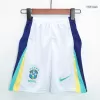 Kids's Brazil Away Soccer Whole Kits(Jerseys+Shorts+Socks) 2024 - worldjerseyshop