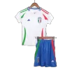 Kids Italy Away Soccer Jersey Kits(Jersey+Shorts) 2024 - worldjerseyshop