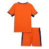 Kids Netherlands Home Soccer Jersey Kits(Jersey+Shorts) 2024 - worldjerseyshop