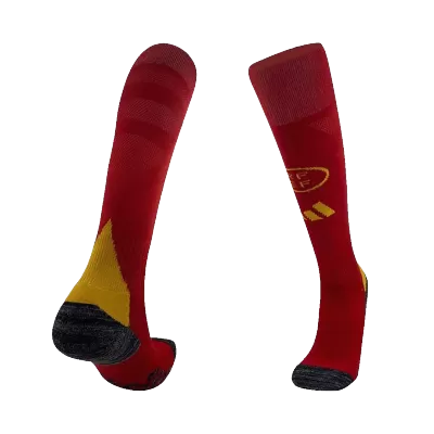 Kids's Spain Home Soccer Socks 2024 - worldjerseyshop