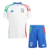 Kids Italy Away Soccer Jersey Kits(Jersey+Shorts) 2024 - worldjerseyshop