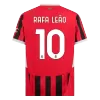 Men's AC Milan RAFA LEÃO #10 Home Soccer Short Sleeves Jersey 2024/25 - worldjerseyshop