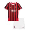 Kids AC Milan Home Soccer Jersey Kits(Jersey+Shorts) 2024/25 - worldjerseyshop