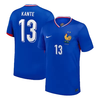 Men's France KANTE #13 Home Soccer Short Sleeves Jersey 2024 - worldjerseyshop