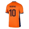 Men's Netherlands MEMPHIS #10 Home Soccer Short Sleeves Jersey 2024 - worldjerseyshop