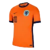 Men's Netherlands MEMPHIS #10 Home Soccer Short Sleeves Jersey 2024 - worldjerseyshop