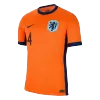 Men's Netherlands VIRGIL #4 Home Soccer Short Sleeves Jersey 2024 - worldjerseyshop