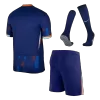 Men's Netherlands Away Soccer Whole Kits(Jerseys+Shorts+Socks) 2024 - worldjerseyshop