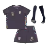 Kids's England BELLINGHAM #10 Away Soccer Whole Kits(Jerseys+Shorts+Socks) 2024 - worldjerseyshop