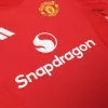 Men's Manchester United Home Player Version Soccer Jersey 2024/25 - worldjerseyshop